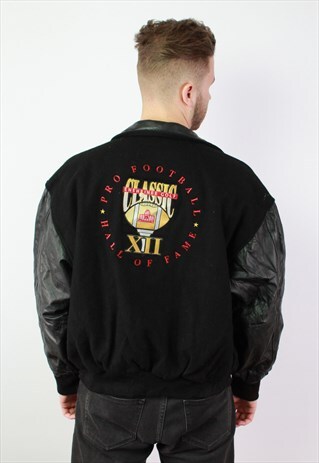 HALL OF FAME VINTAGE VARSITY BOMBER JACKET