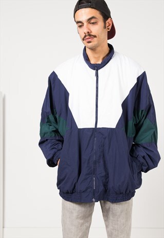 VINTAGE 80S PUMA SHELL SPORT JACKET / S1225