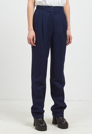 VINTAGE NAVY TROUSERS BOTTOMS
