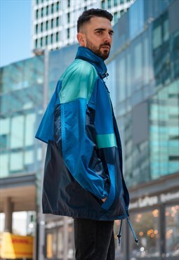 Vintage 90s Colour Block Rain Jacket