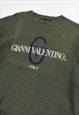 VINTAGE 90S GIANNI VALENTINO EMBROIDERED LOGO SWEATSHIRT