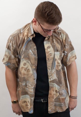 VINTAGE PATTERN FESTIVAL SHIRT