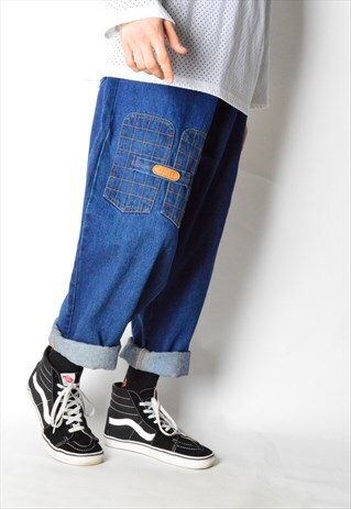 VINTAGE 90S BLUE BAGGY JEANS