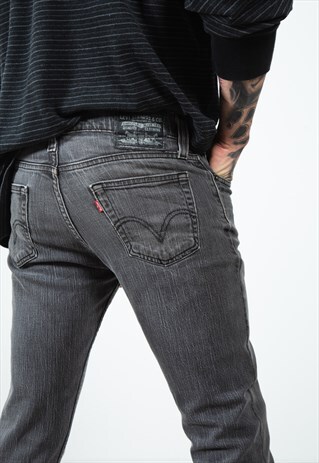 LAST UNITS SALE/ VINTAGE 80S LEVI'S SKINNY JEANS GREY