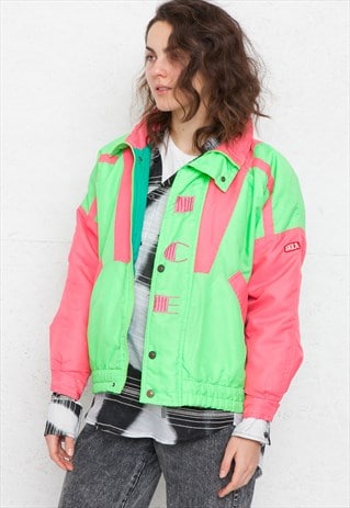 VINTAGE GREEN PINK SKILA JACKET