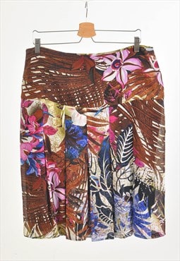 Vintage 00s pleated skirt in flower print