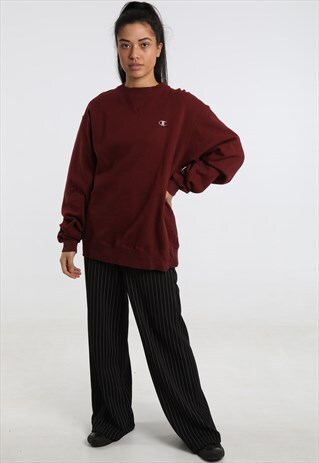 90S CHAMPION EMBROIDERED LOGO SWEATSHIRT