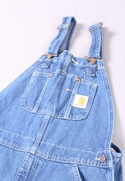  Vintage RARE Carhartt Blue Dungarees 90s Overalls.Workwear