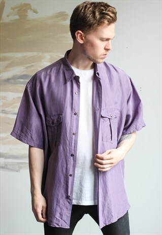 VINTAGE OVERSIZED SILK SHIRT