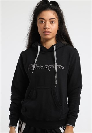 90S CHAMPION EMBROIDERED SPELL OUT HOODIE
