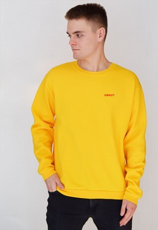YELLOW DONUT (RED) SWEATSHIRT