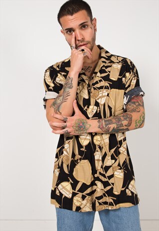 VINTAGE 80S HAWAIIAN SHIRT / S1756