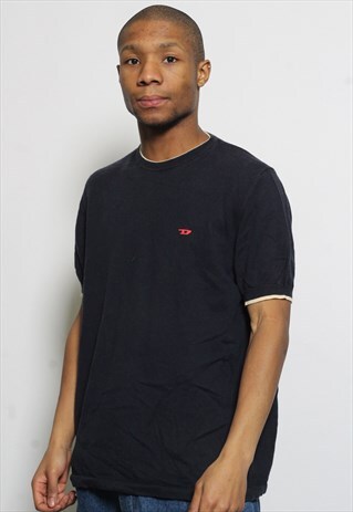 VINTAGE DIESEL LOGO T-SHIRT NAVY BLUE