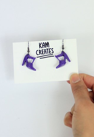 FUN BARBIE SHOE EARRINGS