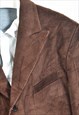 VINTAGE 90S BROWN CORDUROY BLAZER