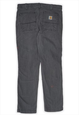 Vintage Carhartt Workwear Grey Straight Trousers Womens