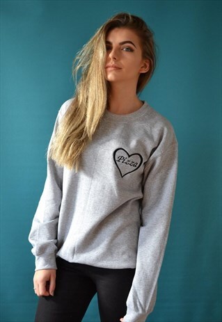 EMBROIDERED PIZZA JUMPER