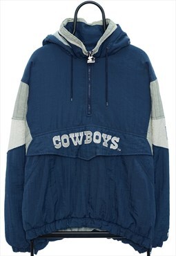 Vintage Starter NFL Dallas Cowboys Navy Coat Mens