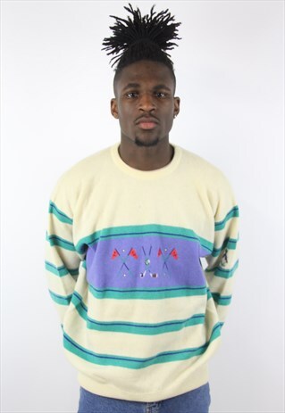 VINTAGE PATTERNED GOLF JUMPER