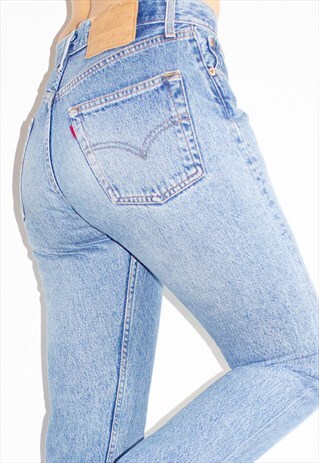 RETRO WOMEN'S MID RISE BUTTON FLY 501 LEVI'S