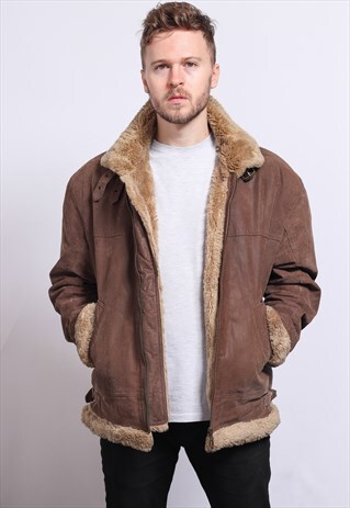 VINTAGE LEATHER AVIATOR JACKET