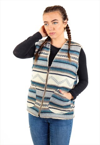 VINTAGE FLANNEL GILLET JACKET J2722