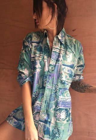 OVERSIZED RETRO 90S 80S VINTAGE UNISEX FESTIVAL SHIRT
