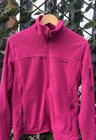 VINTAGE 90'S COLUMBIA ZIP UP FLEECE - L