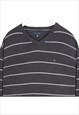 VINTAGE 90'S TOMMY HILFIGER JUMPER / SWEATER KNITTED V NECK