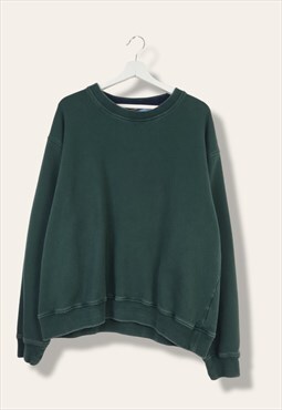 Vintage Tommy Hilfiger Sweatshirt Small logo in Green XL