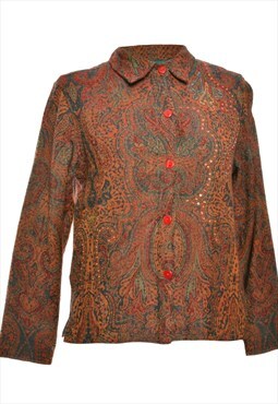 Vintage Multi-colour Paisley Jacket - XL