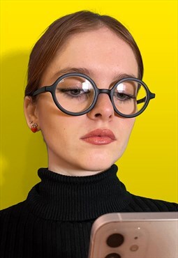 Artist Blue Blockers Glasses Fashion Matt Black