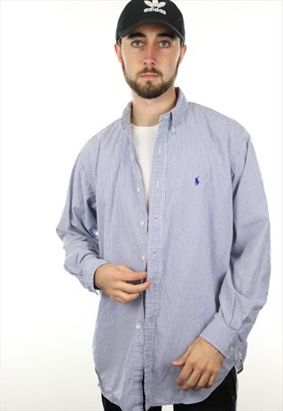 VINTAGE RALPH LAUREN STRIPED BLAKE SHIRT