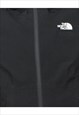 VINTAGE THE NORTH FACE BLACK ZIP-FRONT JACKET - M