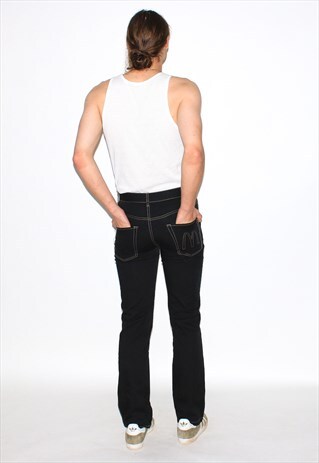 Vintage 00s McDonalds work trousers in black