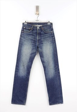 Levi's 501 High Waist Jeans in Dark Denim - W32 - L34