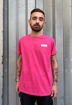 Double lable t-shirt pink