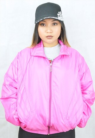 SILKY WINDBREAKER/SHELL/TRACK JACKET (1990'S)
