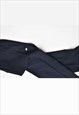 VINTAGE 80'S SUIT TROUSERS STRAIGHT NAVY BLUE