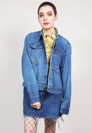 WRANGLER VINTAGE 90'S BLUE DENIM JACKET