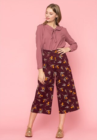 PRINCESS HIGHWAY PINK BUTTON UP RUFFLE COLLAR TOP