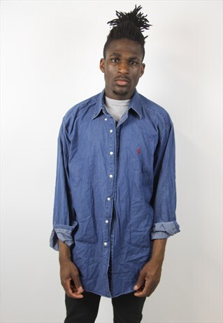 VINTAGE POLO RALPH LAUREN DENIM SHIRT
