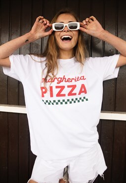 Margherita Pizza Women's Slogan T-Shirt 