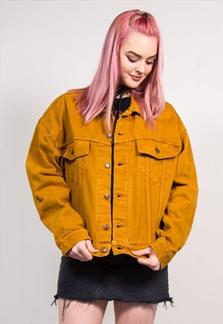 VINTAGE 90'S MUSTARD YELLOW LEVI'S DENIM JACKET
