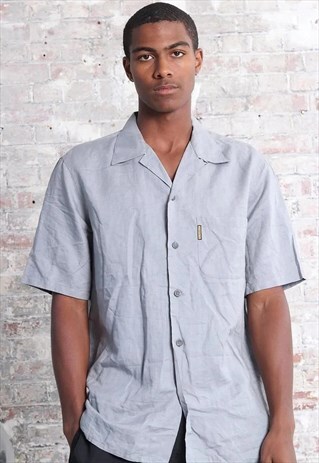 VINTAGE ARMANI LOGO SHIRT GREY