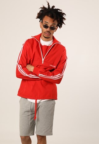 VINTAGE ADIDAS 1/4 ZIP PULLOVER JACKET