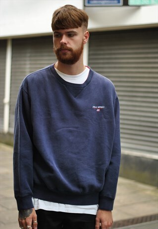 90S RALPH LAUREN POLO SPORT SPELL OUT SWEATER