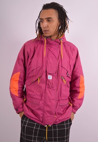 VINTAGE K WAY SKI JACKET PINK
