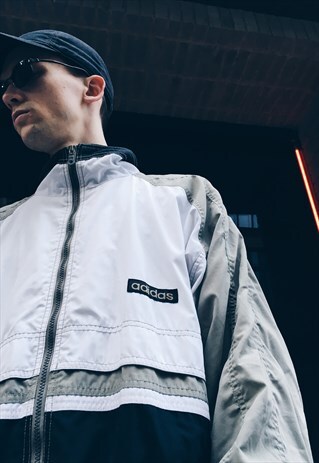 VINTAGE 90S COLOUR BLOCK ADIDAS JACKET