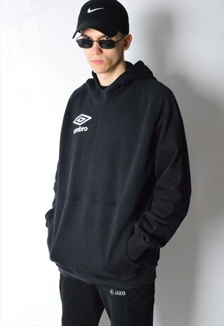 BLACK UMBRO HOODIE